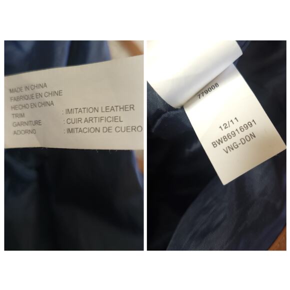 Tommy Hilfiger Madras Plaid Faux Leather Preppy Americana Tote Shoulder Bag 2011 - Picture 10 of 12